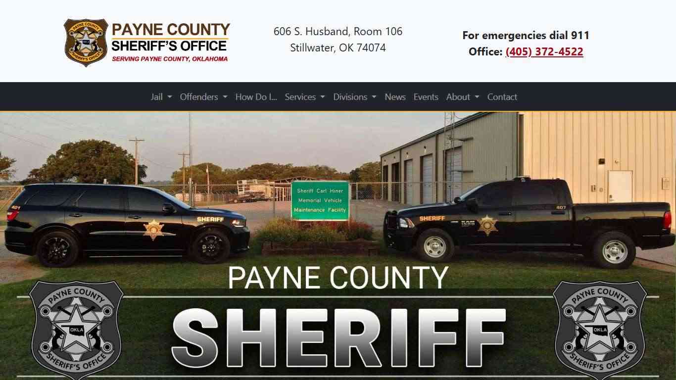Payne Sheriff Office Oklahoma